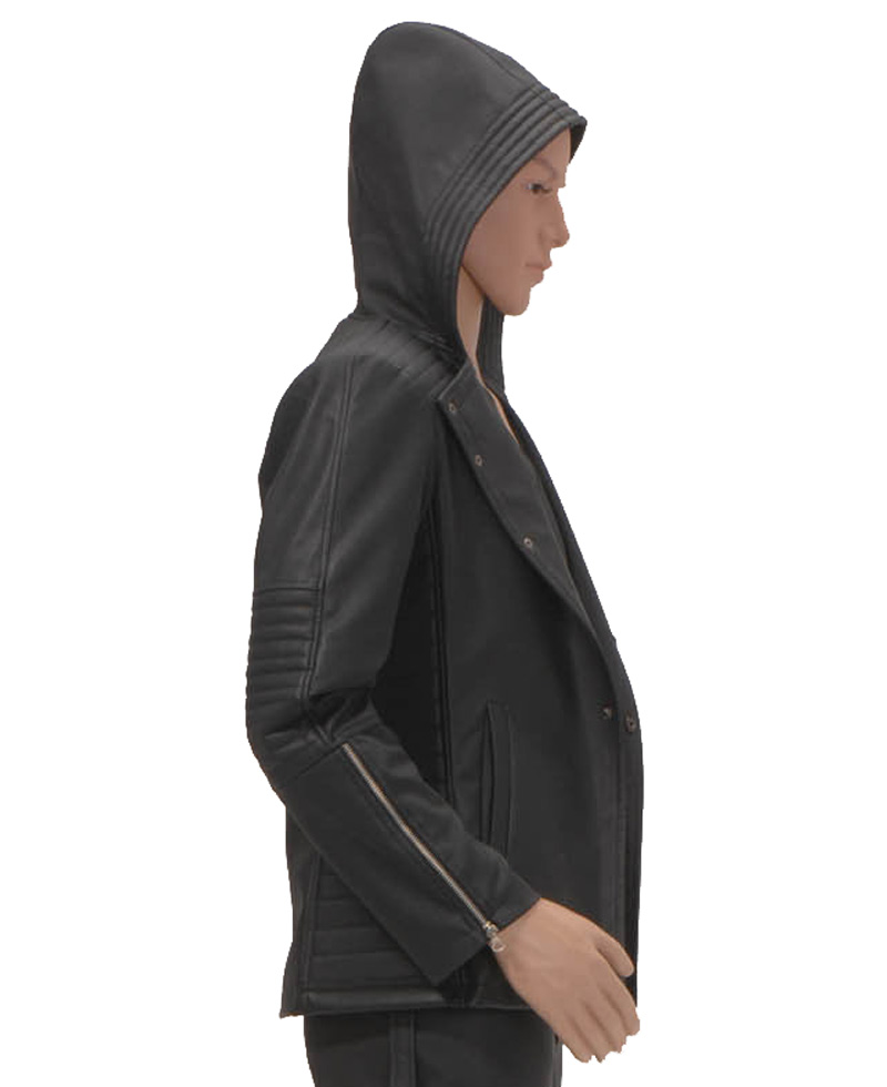 Jamie Campbell Bower The Mortal Instruments Leather Jacket Jamie Campbell Bower The Mortal Instruments Leather Jacket - Image 3