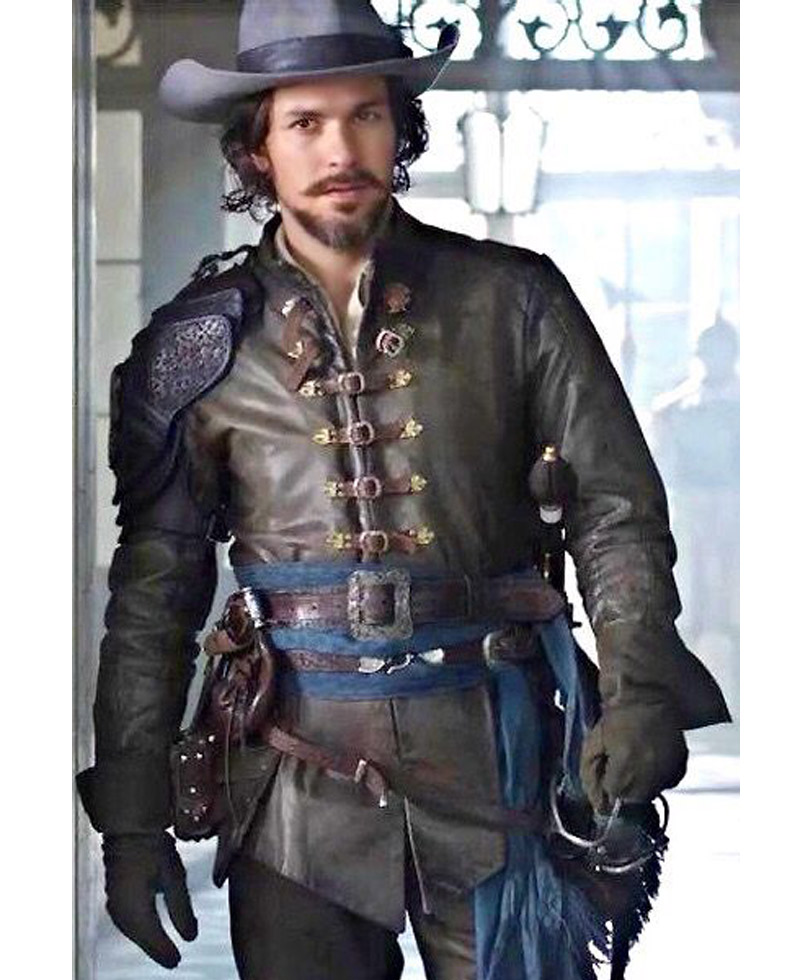 The Musketeer Santiago Cabrera Leather Jacket The Musketeer Santiago Cabrera Leather Jacket - Image 4
