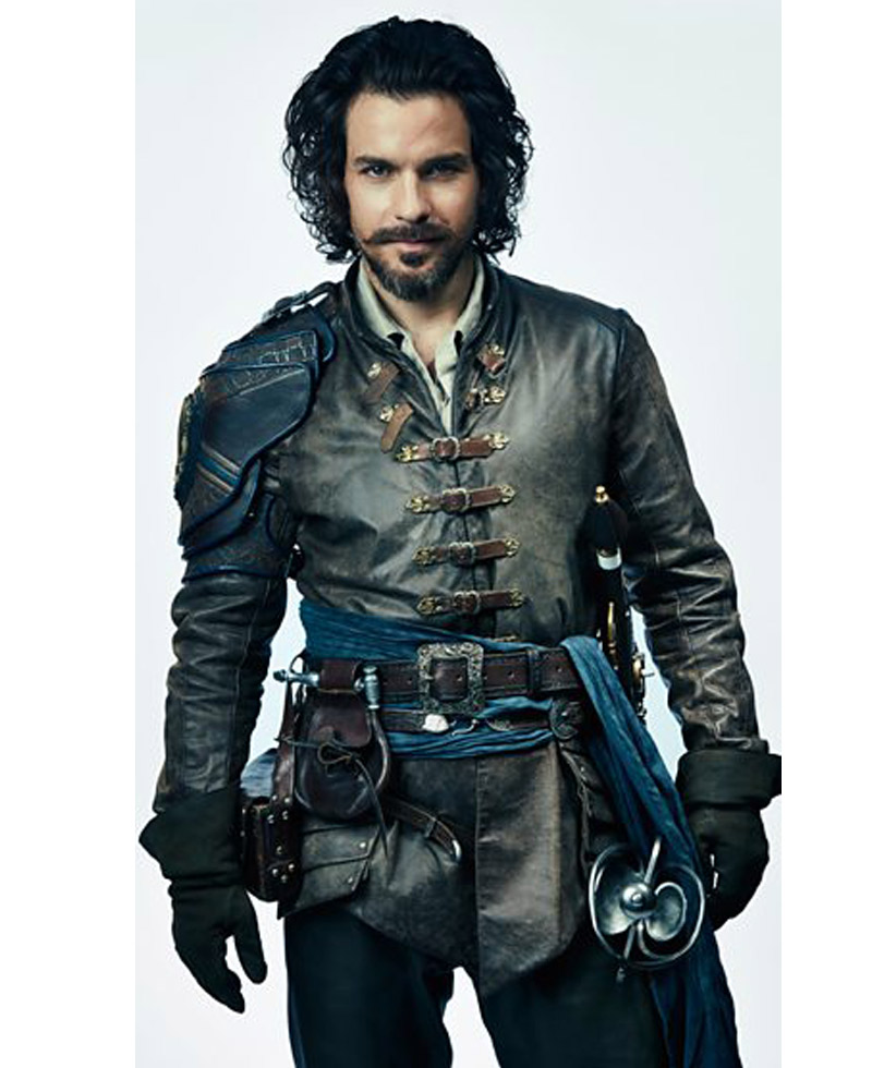 The Musketeer Santiago Cabrera Leather Jacket The Musketeer Santiago Cabrera Leather Jacket