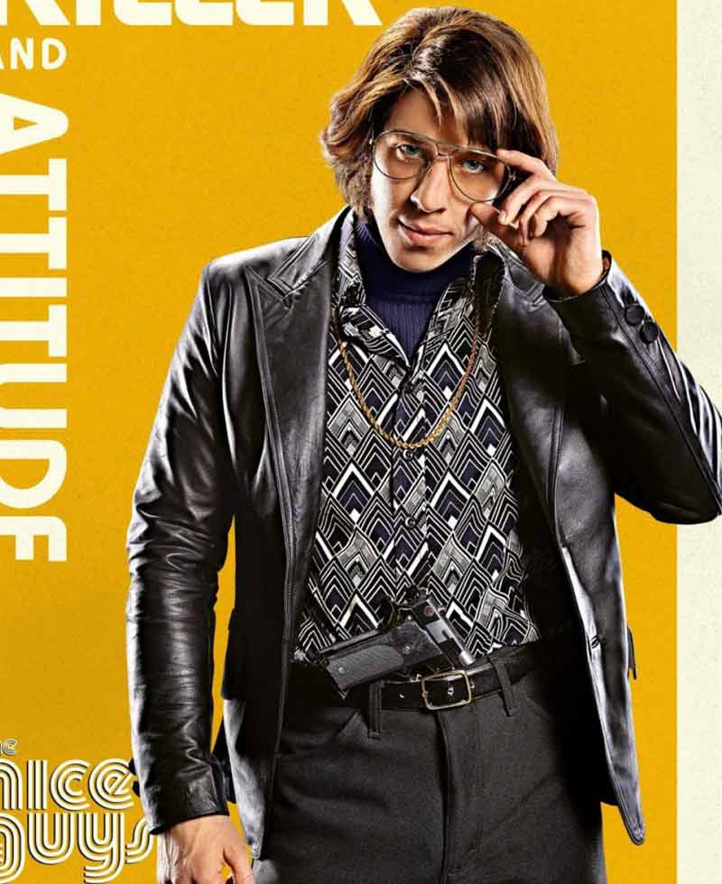 The Nice Guys Beau Knapp Leather Jacket The Nice Guys Beau Knapp Leather Jacket