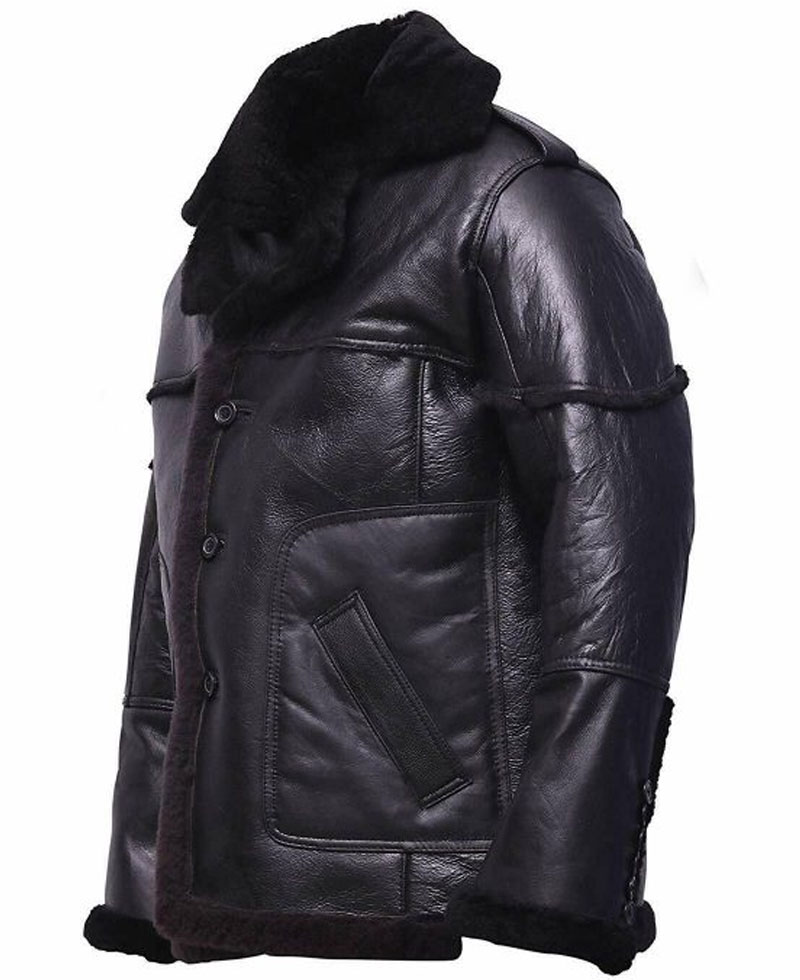 The Punisher Ben Barnes Black Leather Coat The Punisher Ben Barnes Black Leather Coat - Image 2