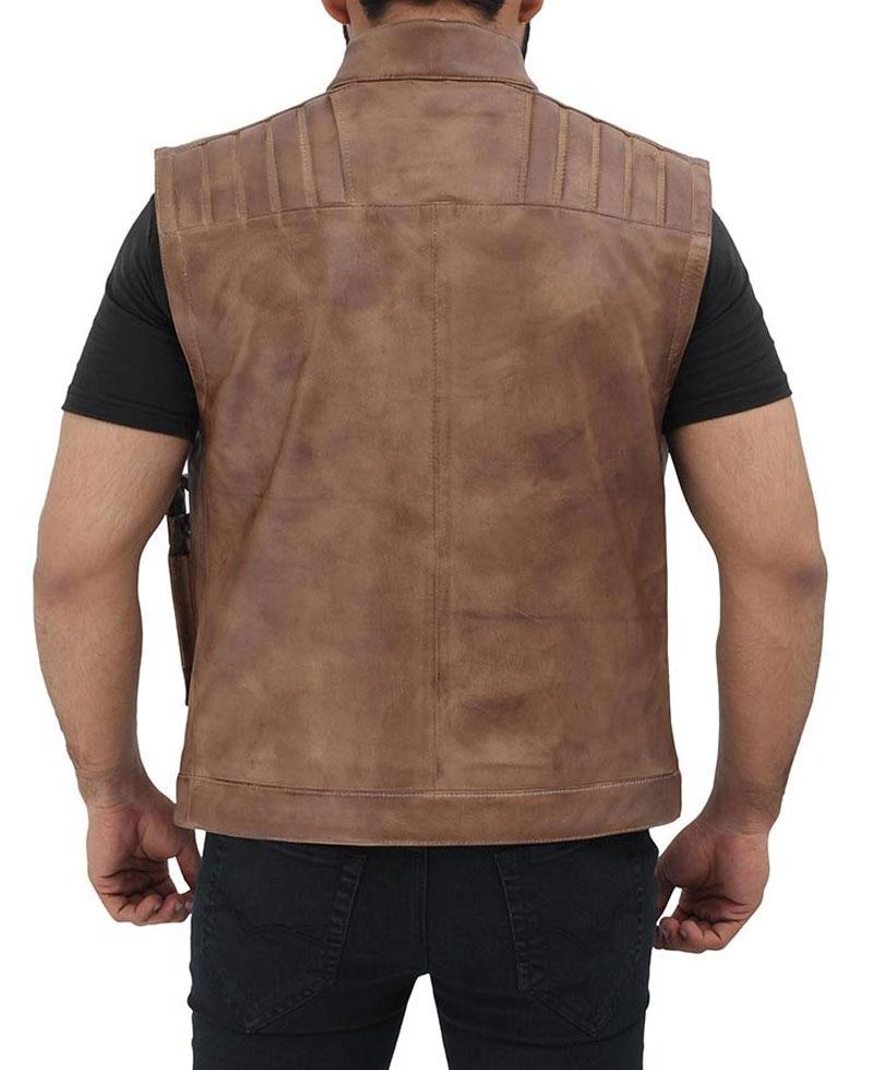 The Rise of Skywalker Finn Leather Vest The Rise of Skywalker Finn Leather Vest - Image 2
