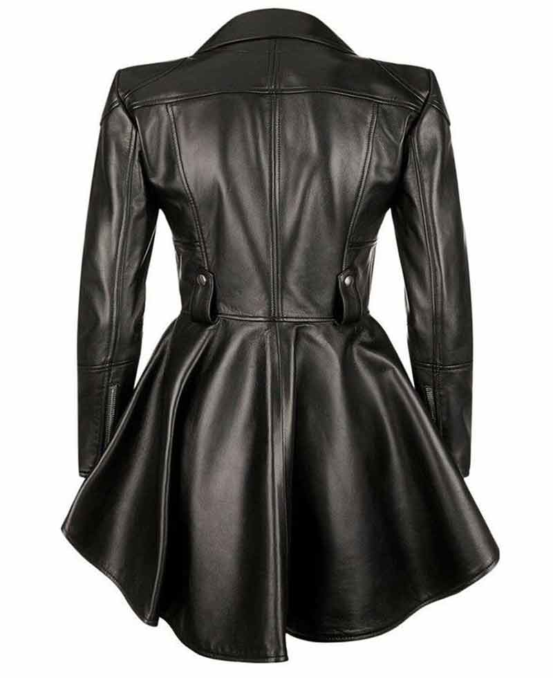 The Umbrella Academy Emmy Raver Lampman Black Leather Jacket The Umbrella Academy Emmy Raver Lampman Black Leather Jacket - Image 2