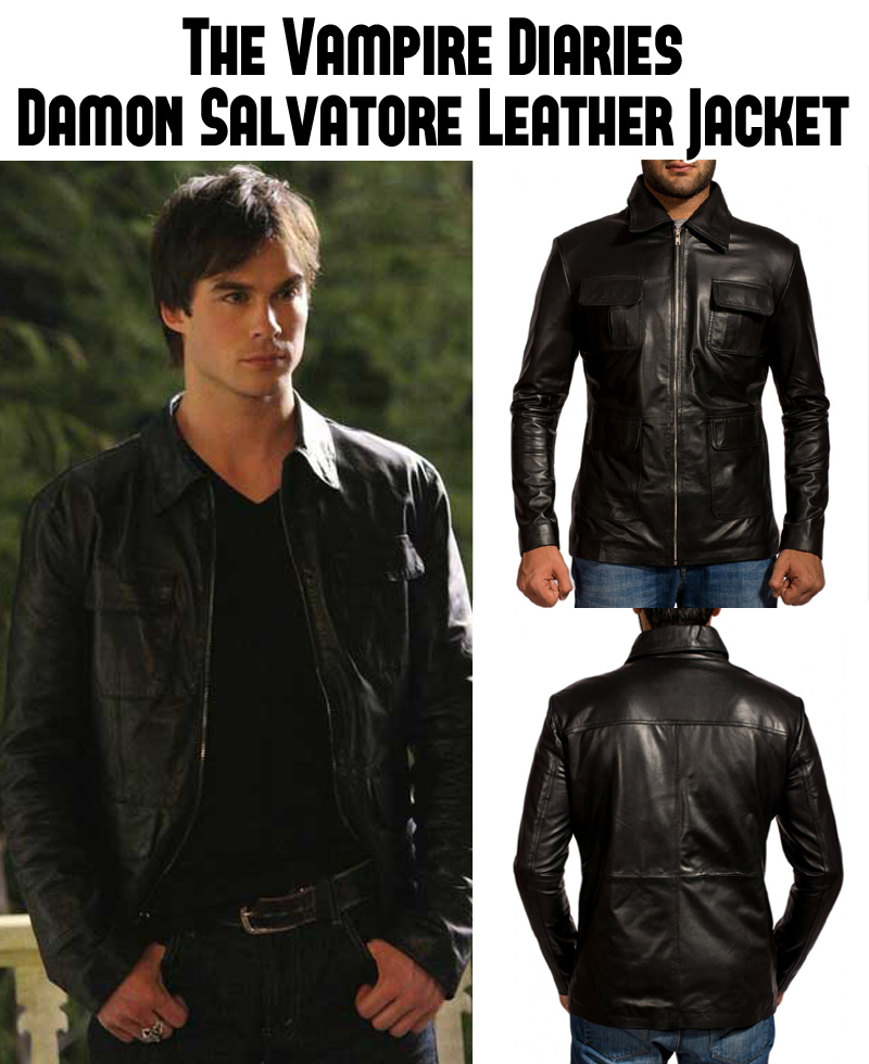 The Vampire Diaries Damon Salvatore Leather Jacket The Vampire Diaries Damon Salvatore Leather Jacket - Image 6