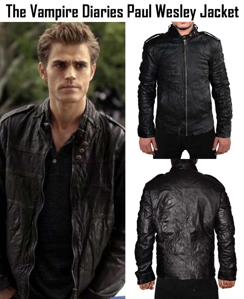 The Vampire Diaries Paul Wesley Leather Jacket The Vampire Diaries Paul Wesley Leather Jacket - Image 4