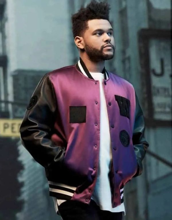The Weeknd H And M Purple Jacket
