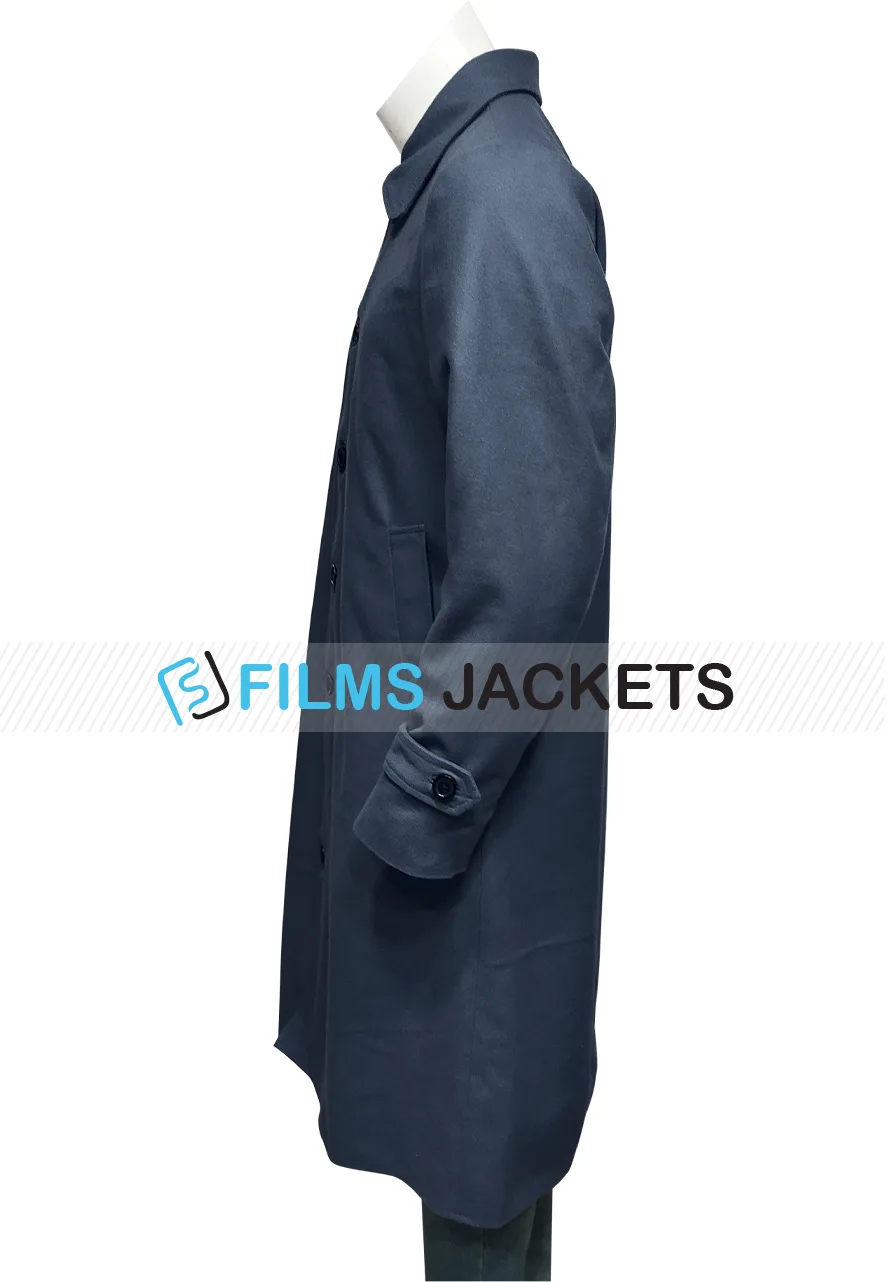 The X-Files David Duchovny Coat david duchovny wool blend coat