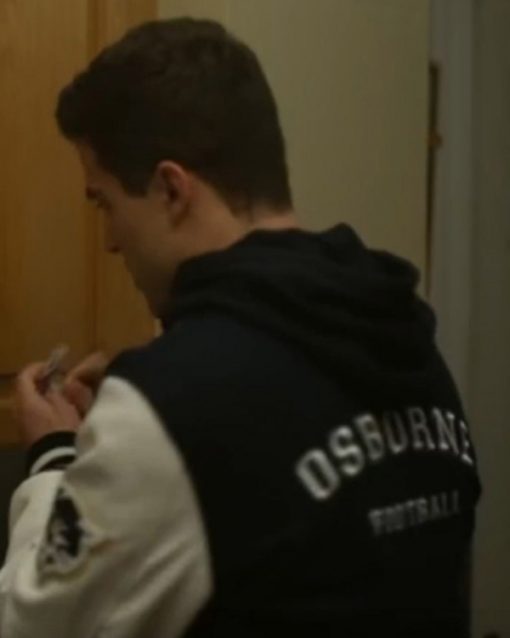 There’s Someone Inside Your House Osborne Baseball Jacket There’s Someone Inside Your House Osborne Baseball Jacket - Image 2