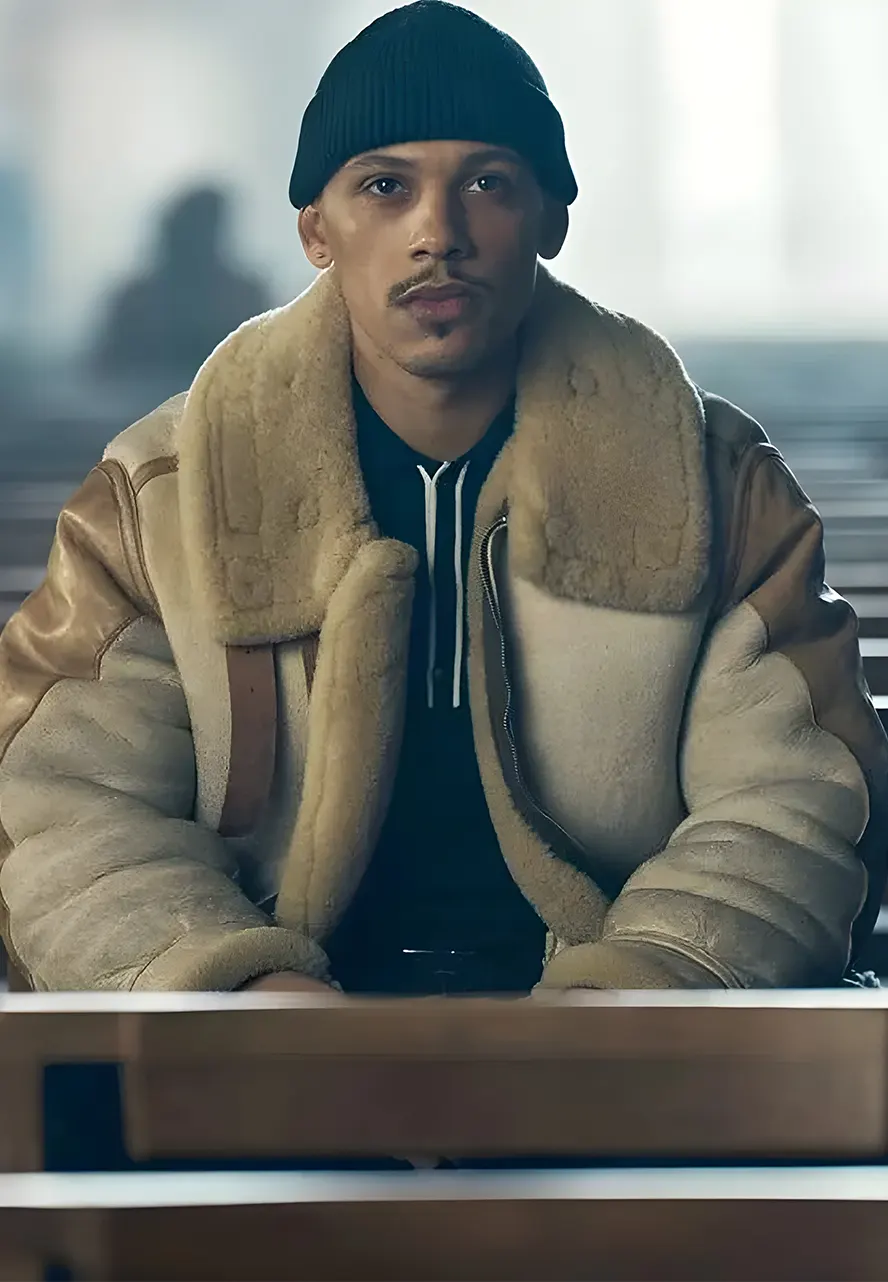 This Town 2024 Jordan Bolger Shearling Jacket This Town 2024 Jordan Bolger Shearling Jacket - Image 2