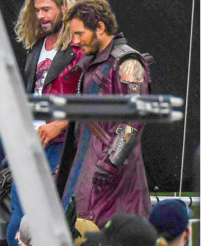Star Lord Thor Love and Thunder Trench Leather Coat Star Lord Thor Love and Thunder Trench Leather Coat - Image 6