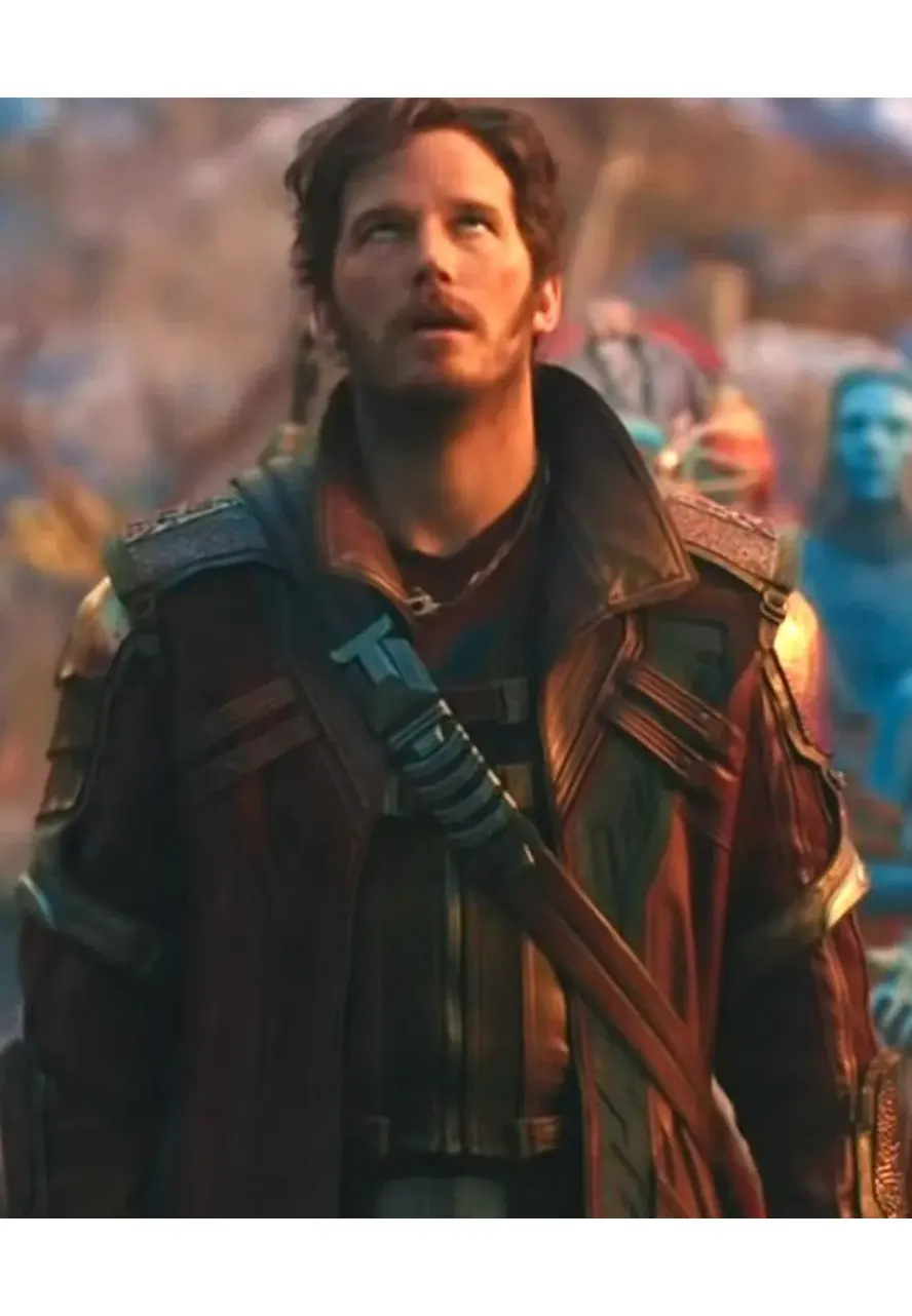 Star Lord Thor Love and Thunder Trench Leather Coat Star Lord Thor Love and Thunder Trench Leather Coat - Image 5