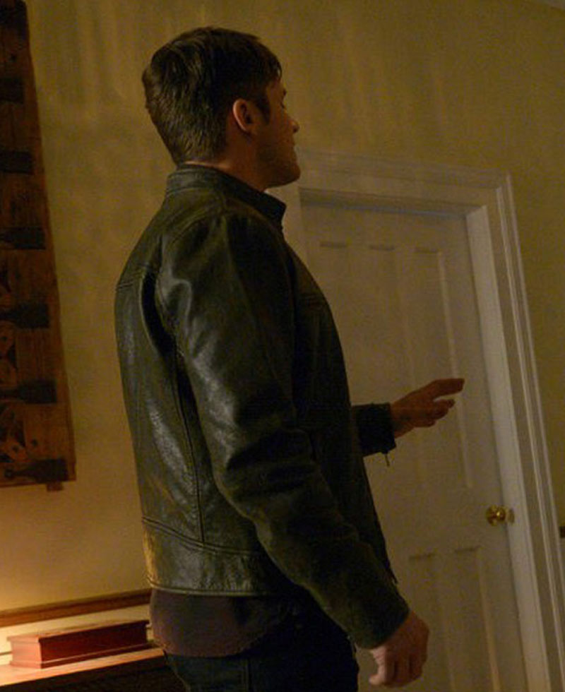 Timeless Matt Lanter Brown Leather Jacket Timeless Matt Lanter Brown Leather Jacket - Image 3