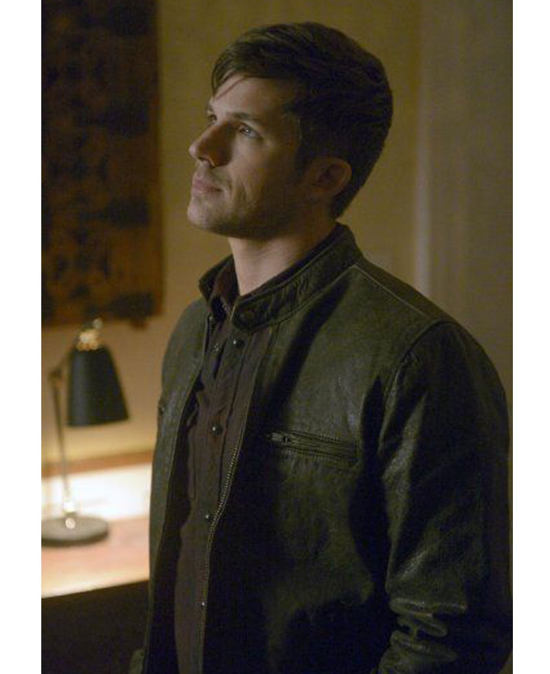 Timeless Matt Lanter Brown Leather Jacket Timeless Matt Lanter Brown Leather Jacket