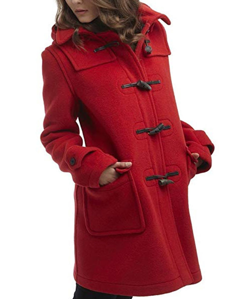 To All The Boys Lana Condor Red Duffle Coat To All The Boys Lana Condor Red Duffle Coat - Image 2