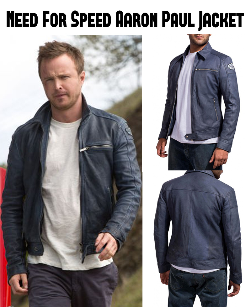 Tobey Marshall Need For Speed Leather Jacket aaron paul need for speed jacket