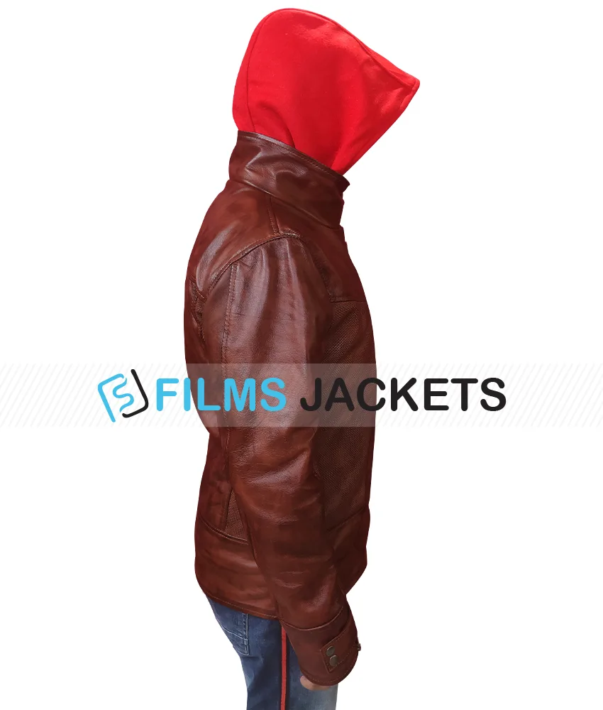 Todd Titans S03 Jason Red Hood Jacket Todd Titans S03 Jason Red Hood Jacket - Image 3