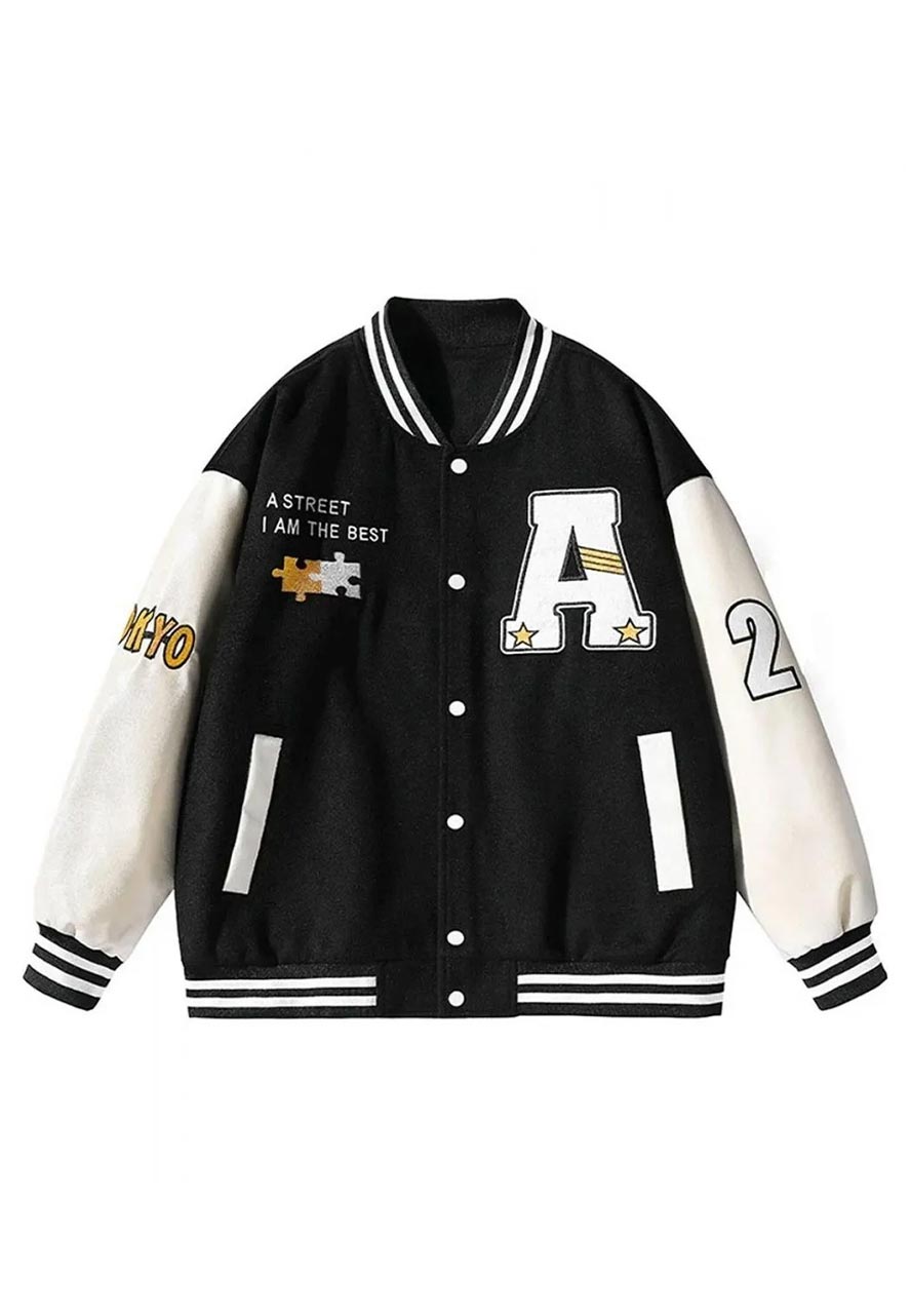 Tokyo A Street I am The Best Varsity Jacket Tokyo A Street I am The Best Varsity Jacket