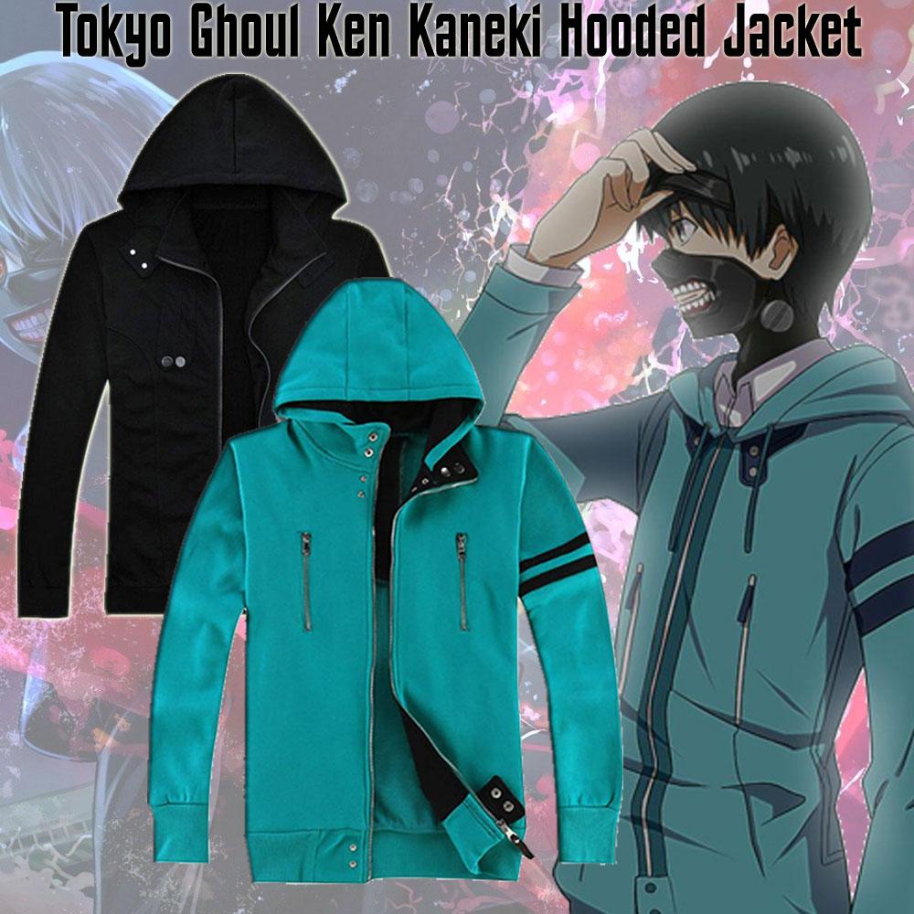 Ken Kaneki Tokyo Ghoul Zip Up Hooded Jacket Ken Kaneki Tokyo Ghoul Zip Up Hooded Jacket - Image 6