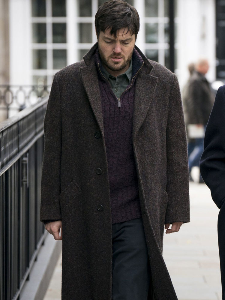 Tom Burke C.B. Strike Trench Coat Tom Burke C.B. Strike Trench Coat - Image 3