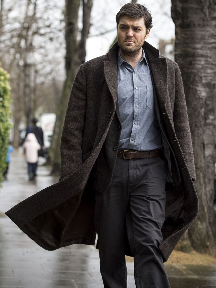 Tom Burke C.B. Strike Trench Coat Tom Burke C.B. Strike Trench Coat