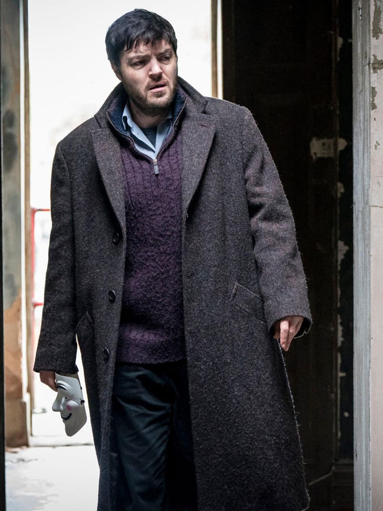 Tom Burke C.B. Strike Trench Coat Tom Burke C.B. Strike Trench Coat - Image 5