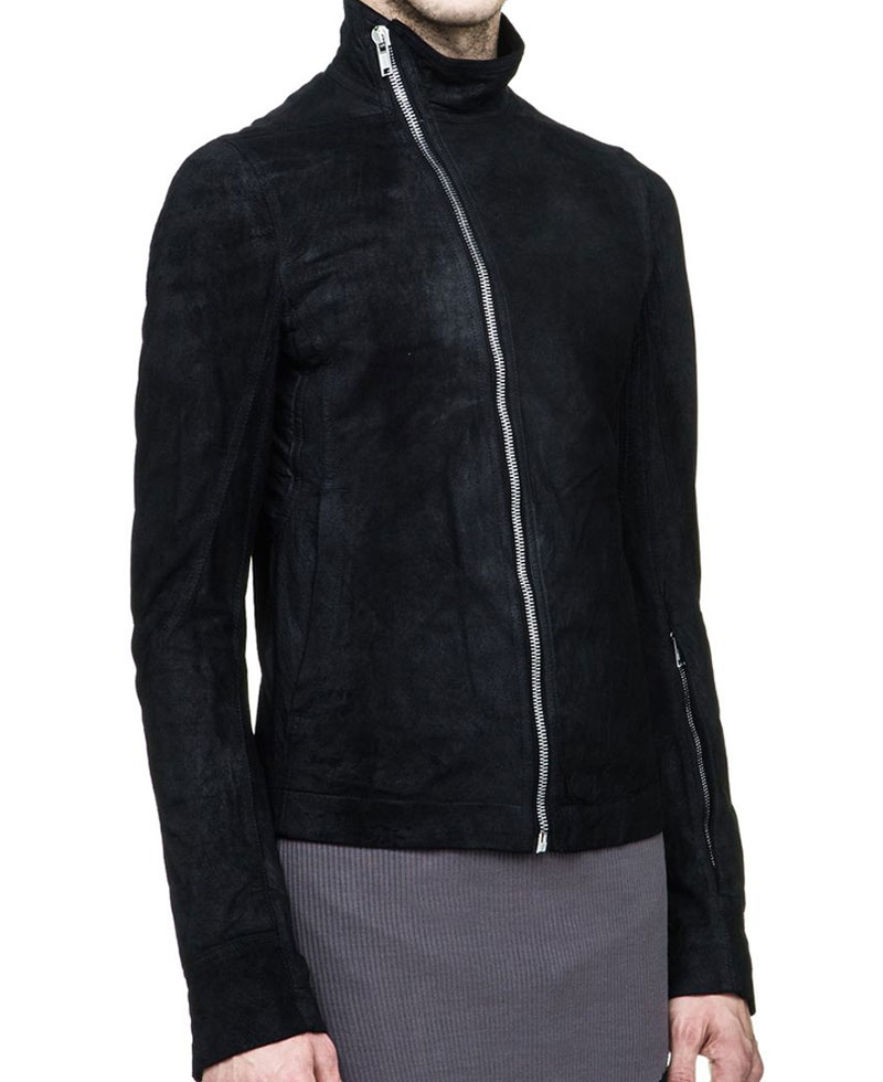 Tommy Egan Power Asymmetrical Black Suede Jacket Tommy Egan Power Asymmetrical Black Suede Jacket - Image 2