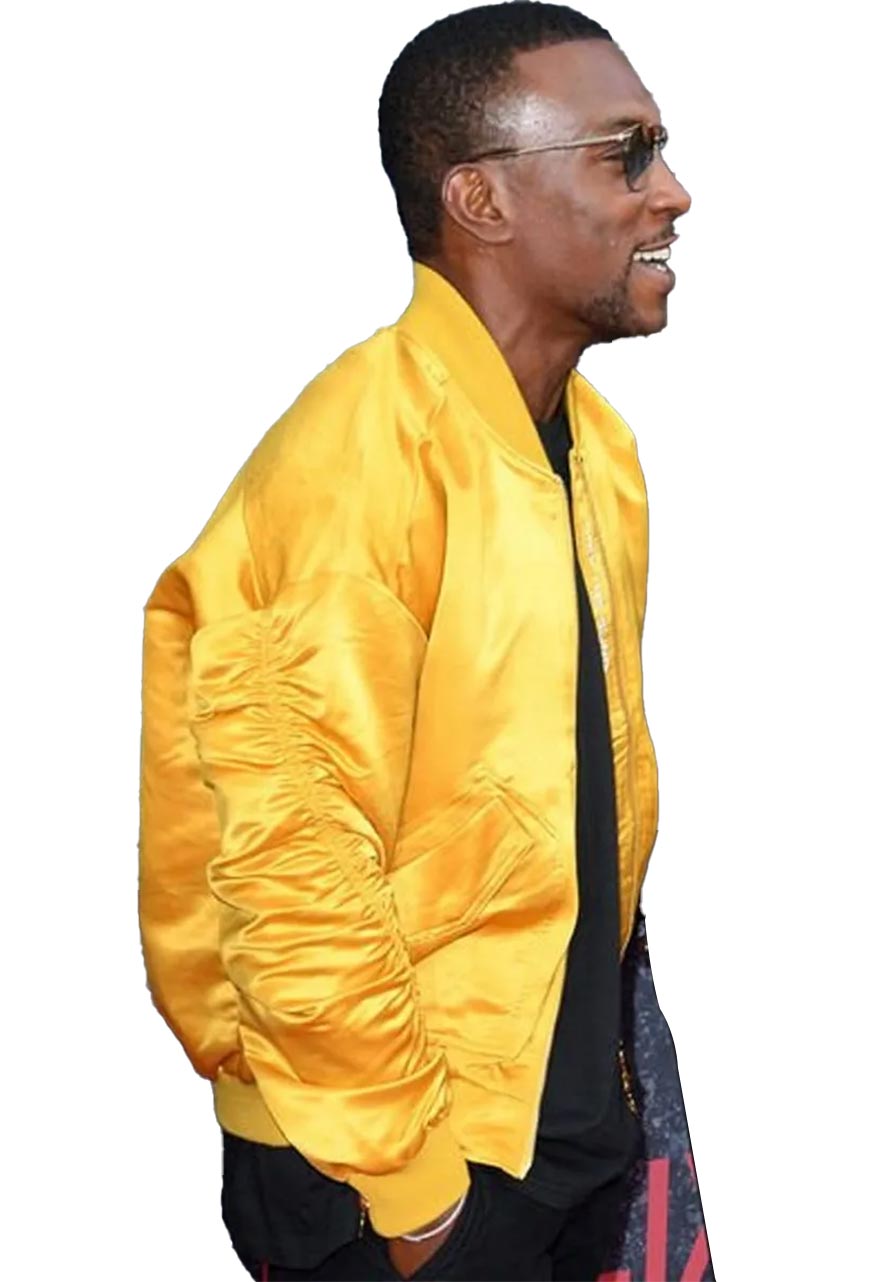 Top Boy S03 Ashley Walters Yellow Bomber Jacket Top Boy S03 Ashley Walters Yellow Bomber Jacket - Image 5