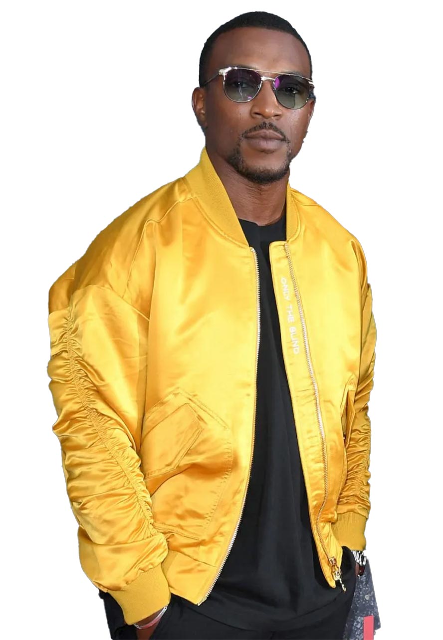 Top Boy S03 Ashley Walters Yellow Bomber Jacket Top Boy S03 Ashley Walters Yellow Bomber Jacket - Image 2