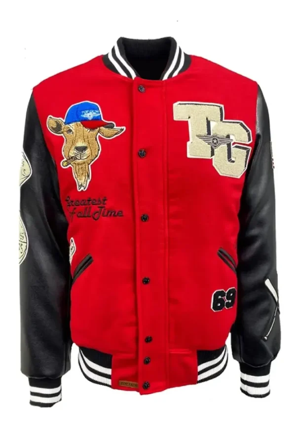 goat varsity jacket