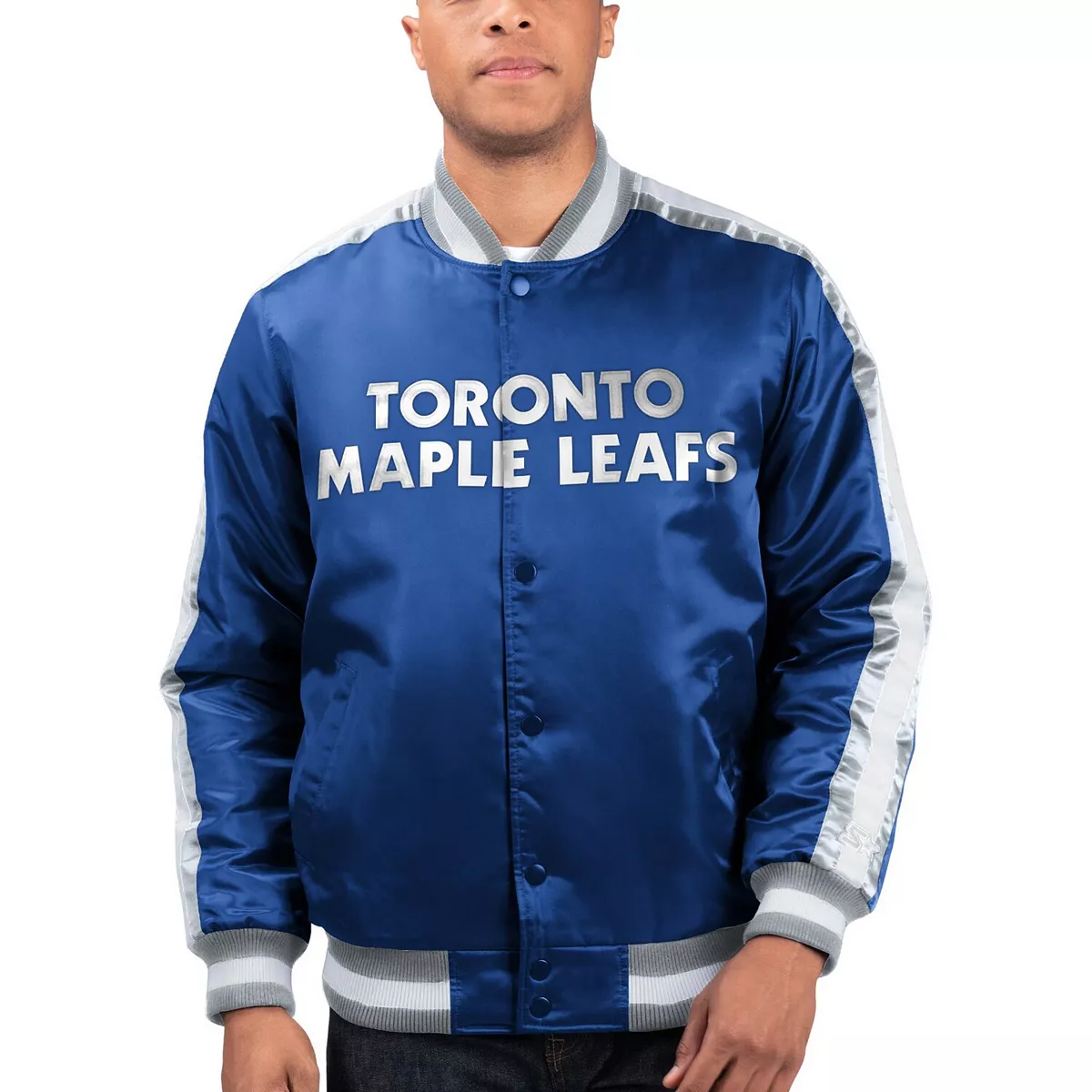 Toronto Maple Leafs blue Varsity Jacket Toronto Maple Leafs blue Varsity Jacket