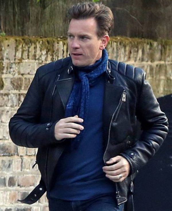 Trainspotting Ewan Mcgregor Black Leather Jacket
