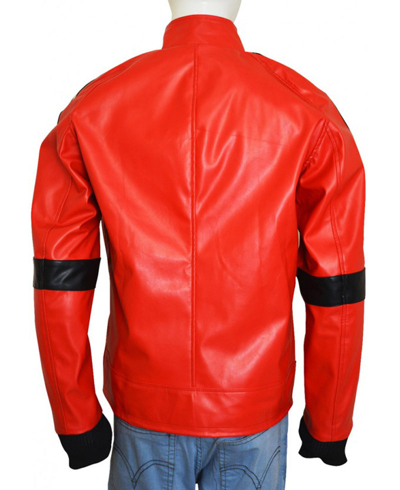 Red Leather Bandit Jacket Red Leather Bandit Jacket - Image 2