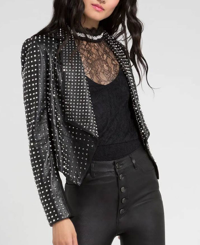 Kyle Richards The Real Housewives of Beverly Hills Studded Leather Jacket Kyle Richards The Real Housewives of Beverly Hills Studded Leather Jacket - Image 3