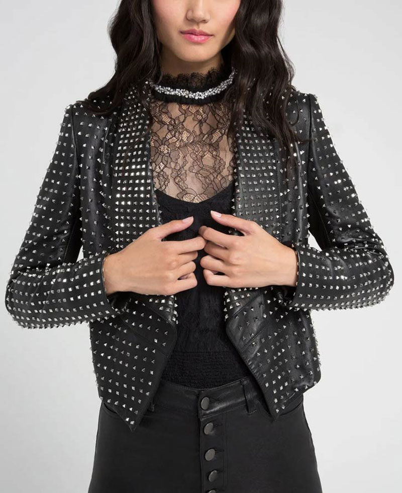 Kyle Richards The Real Housewives of Beverly Hills Studded Leather Jacket Kyle Richards The Real Housewives of Beverly Hills Studded Leather Jacket - Image 5