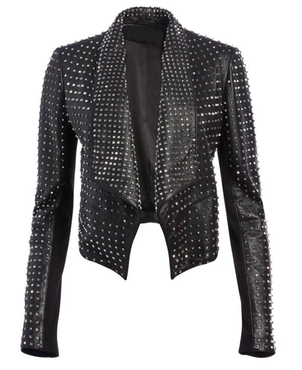 Kyle Richards The Real Housewives of Beverly Hills Studded Leather Jacket