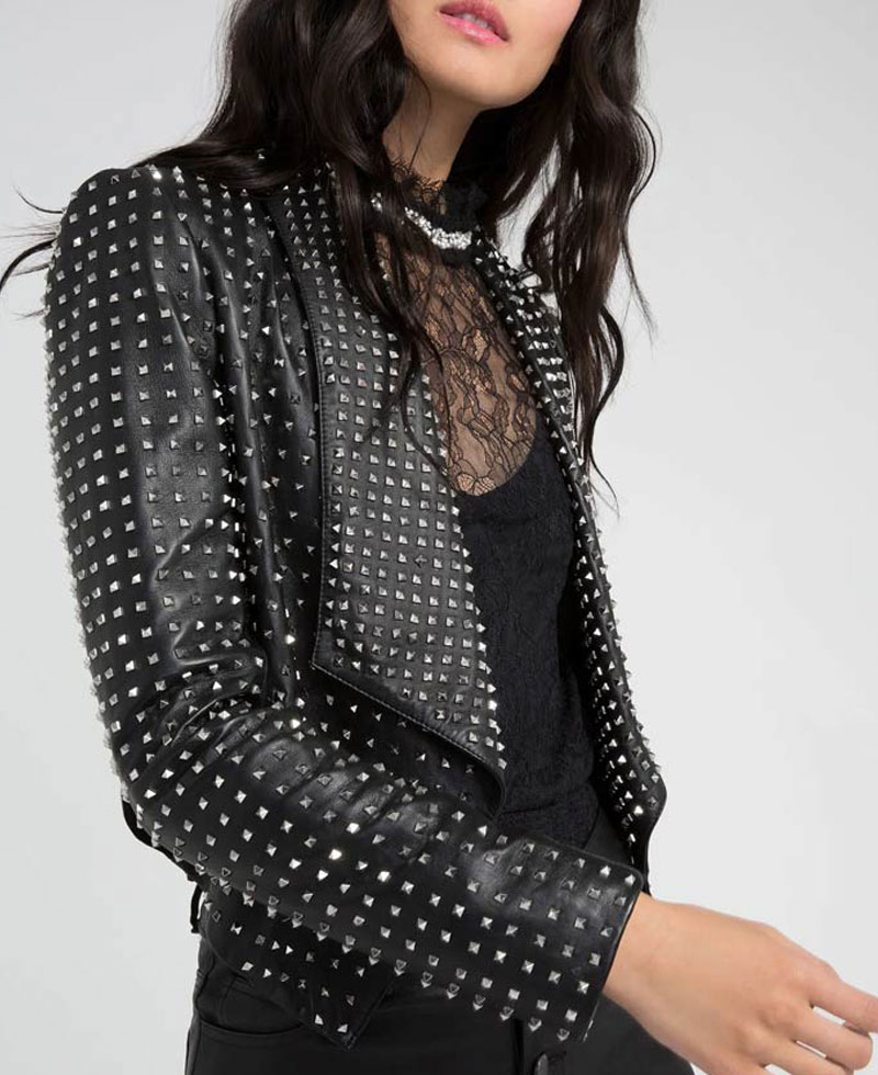 Kyle Richards The Real Housewives of Beverly Hills Studded Leather Jacket Kyle Richards The Real Housewives of Beverly Hills Studded Leather Jacket - Image 4