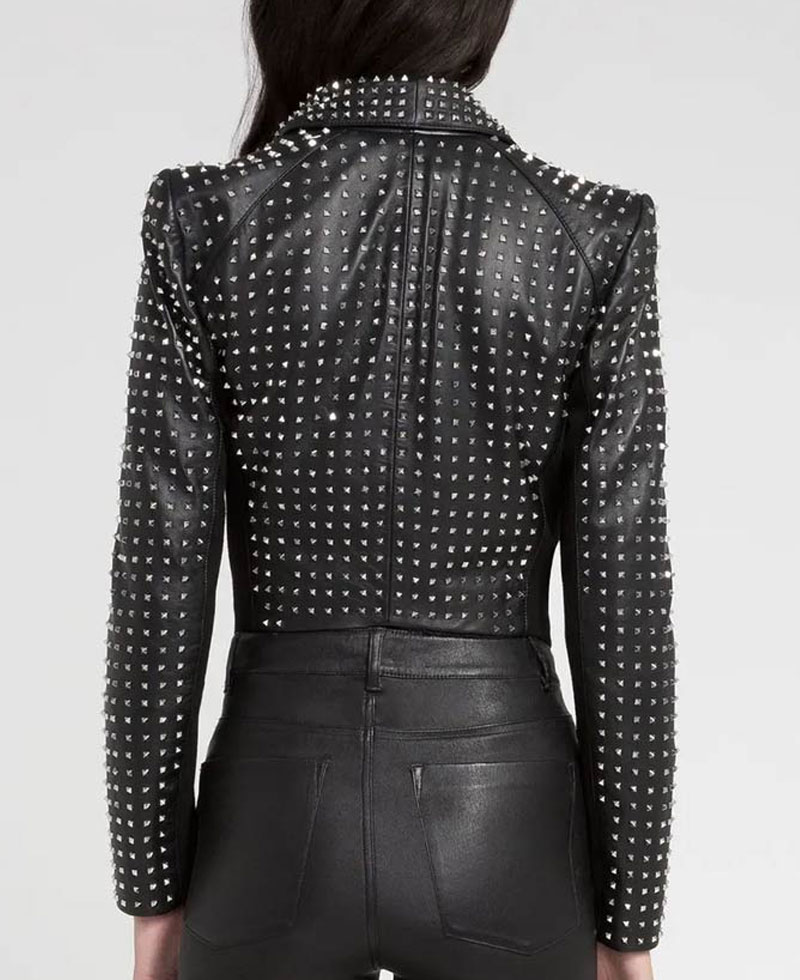 Kyle Richards The Real Housewives of Beverly Hills Studded Leather Jacket Kyle Richards The Real Housewives of Beverly Hills Studded Leather Jacket - Image 2