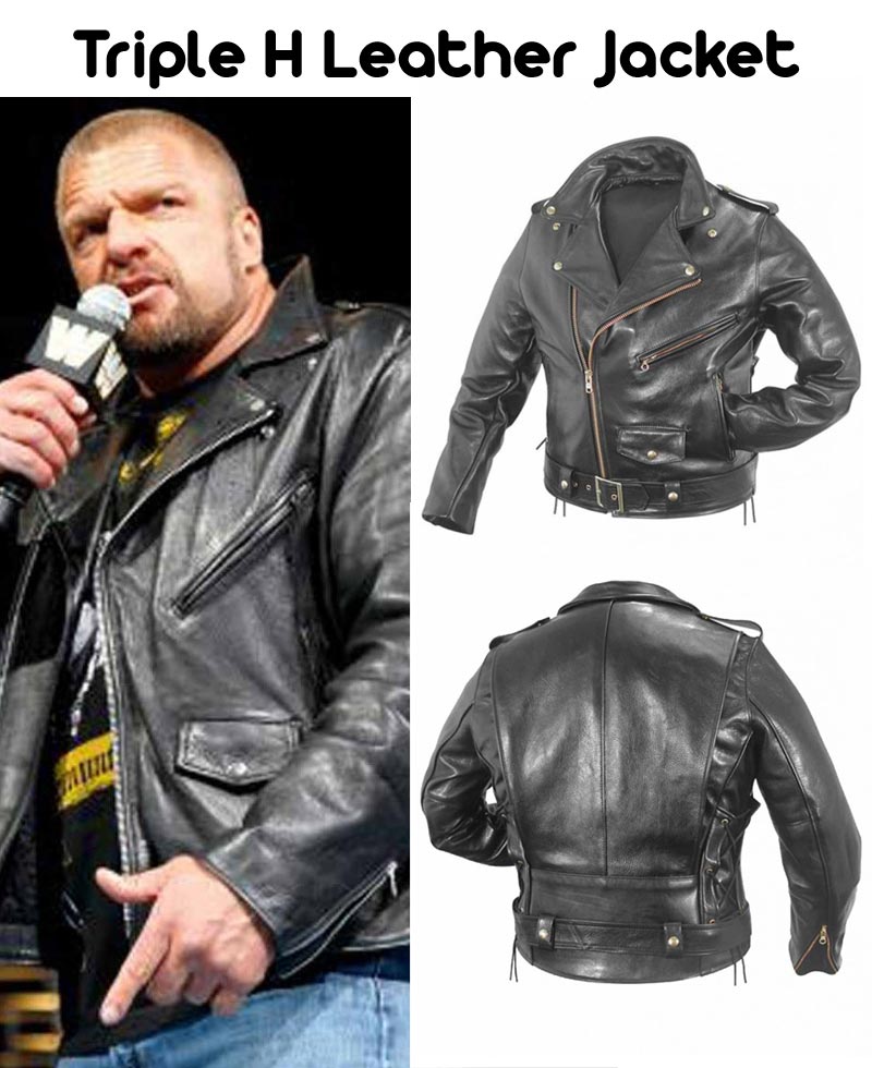 Triple H Leather Jacket triple h leather jacket
