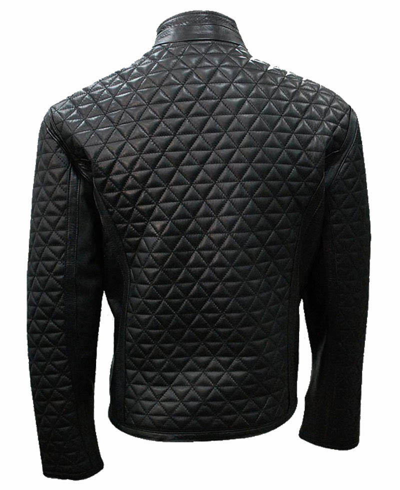 True Blood Eric Northman Black Leather Quilted Jacket True Blood Eric Northman Black Leather Quilted Jacket - Image 2