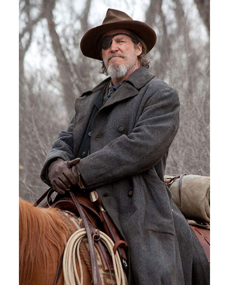 True Grit Jeff Bridges Grey Coat jeff bridges grey coat