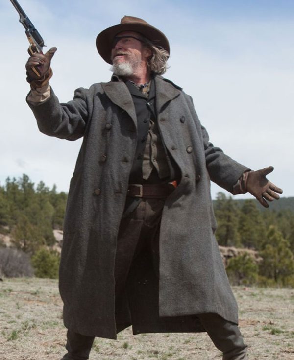 Jeff Bridges Grey Coat
