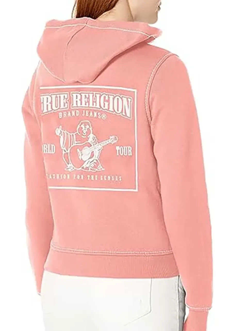 True Religion Pink Hoodie True Religion Pink Hoodie - Image 2