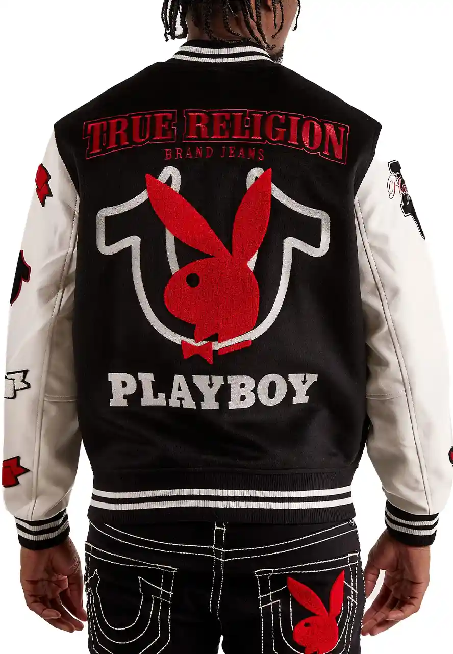 True Religion Playboy Bunny Varsity Jacket True Religion Playboy Bunny Varsity Jacket - Image 2