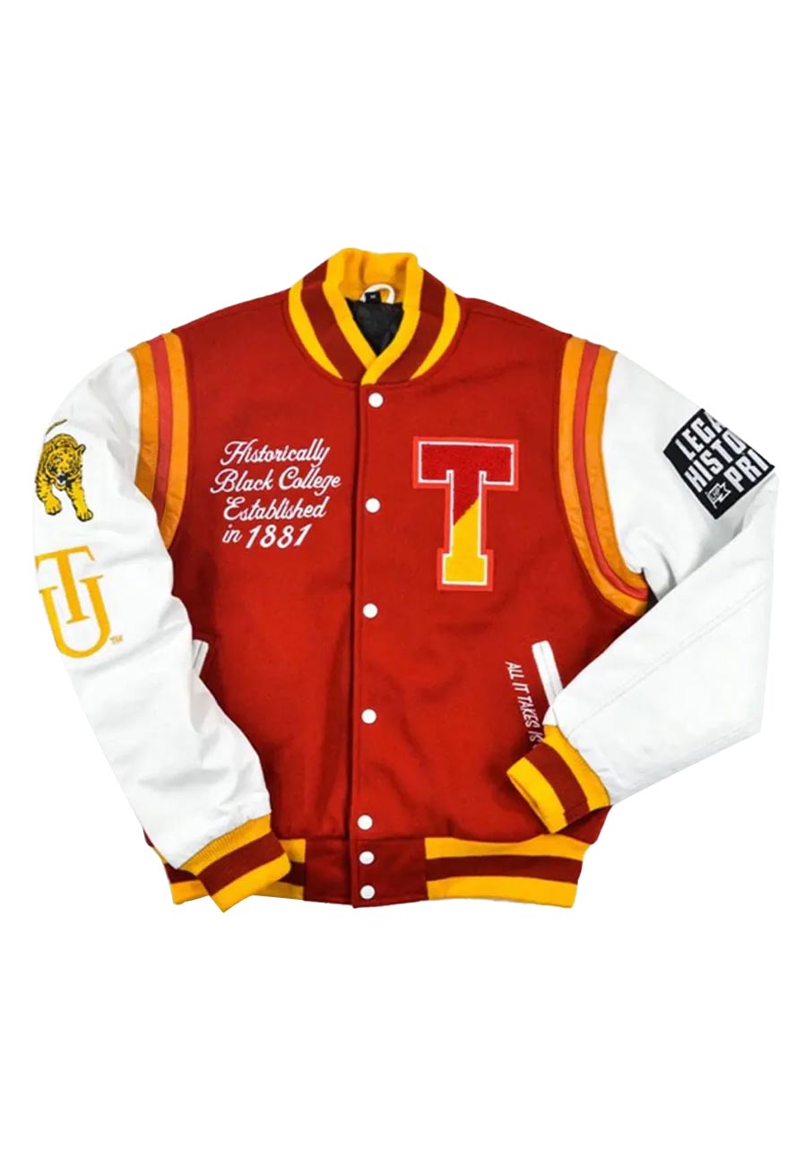 Tuskegee University Ball and Parlay Letterman Jacket Tuskegee University Ball and Parlay Letterman Jacket