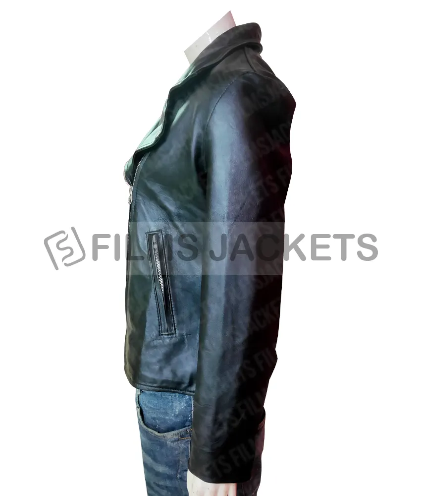 Alycia Debnam Carey Fear the Walking Dead Biker Leather Jacket Alycia Debnam Carey Fear the Walking Dead Biker Leather Jacket - Image 6