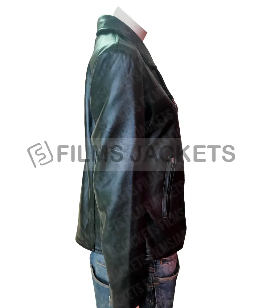 Alycia Debnam Carey Fear the Walking Dead Biker Leather Jacket Alycia Debnam Carey Fear the Walking Dead Biker Leather Jacket - Image 5