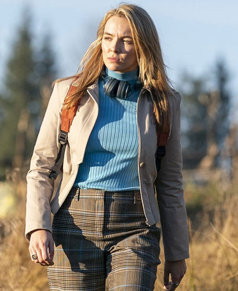 Jodie Comer Killing Eve Season 03 Cotton Jacket Jodie Comer Killing Eve Season 03 Cotton Jacket