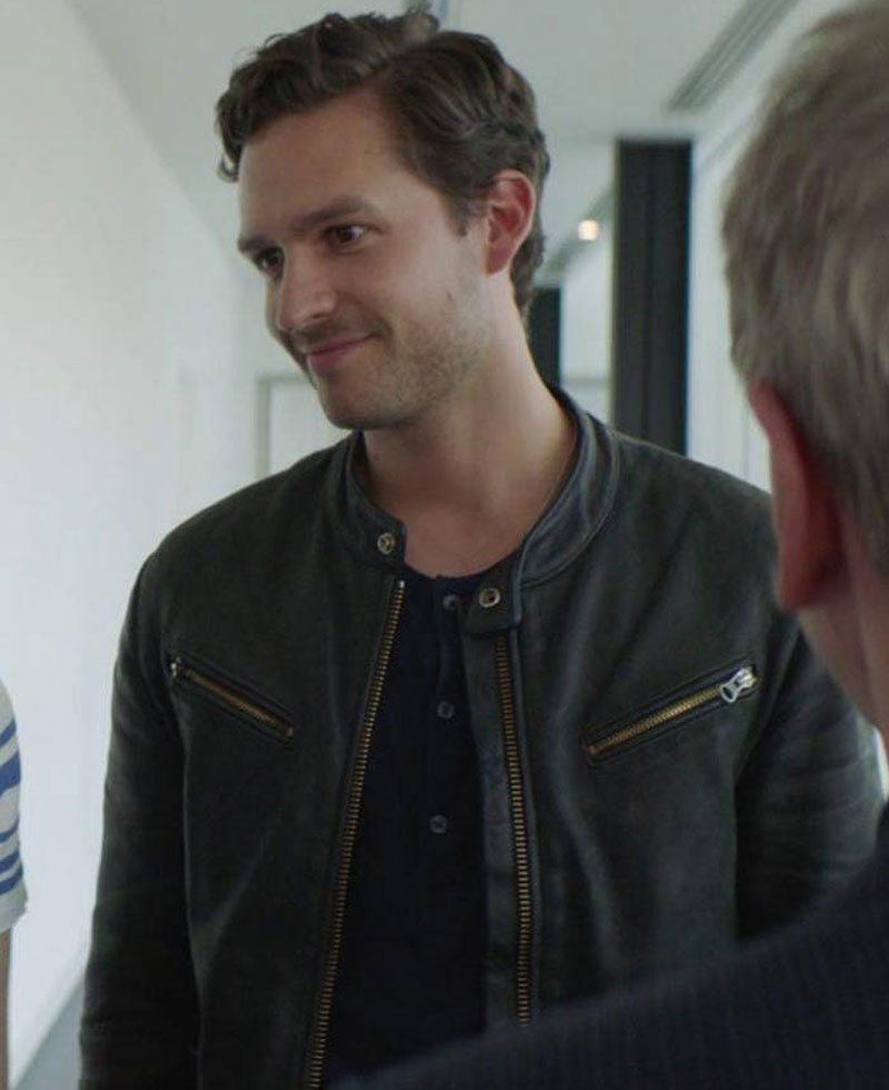 Ben Aldridge Fleabag Black Leather Jacket