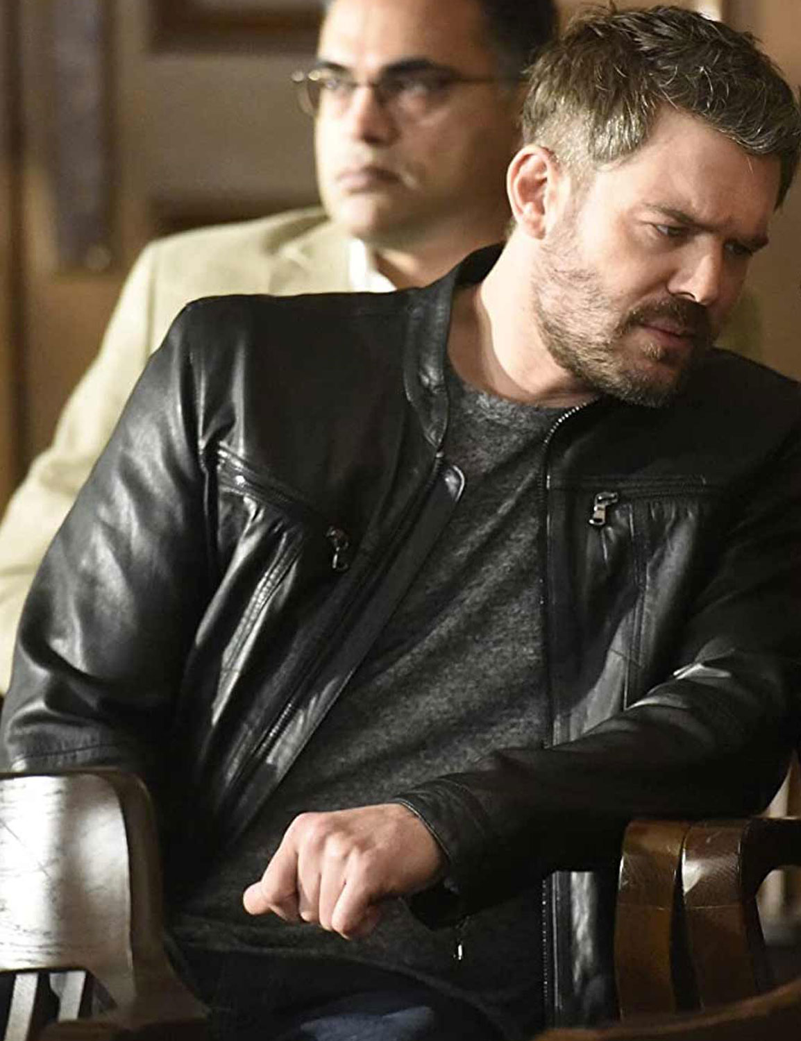 Charlie Weber How To Get Away with Murder Leather Jacket Charlie Weber How To Get Away with Murder Leather Jacket - Image 2