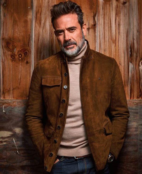 The Walking Dead Jeffrey Dean Morgan Brown Jacket